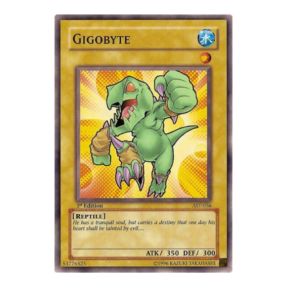 Gigobyte (AST) #AST-056 Common / Short Print (1st Edition Damaged) Ancient Sanctuary YuGiOh: 2004