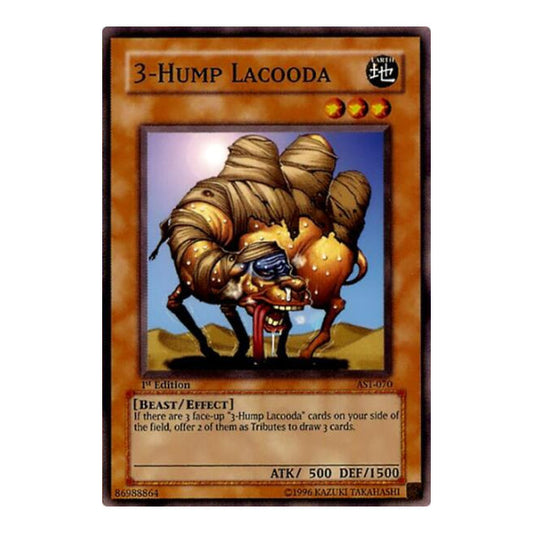 3-Hump Lacooda (AST) #AST-070 Common / Short Print (Unlimited Heavily Played) Ancient Sanctuary YuGiOh: 2004
