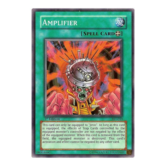 Amplifier (AST) #AST-040 Super Rare (Unlimited Damaged) Ancient Sanctuary YuGiOh: 2004