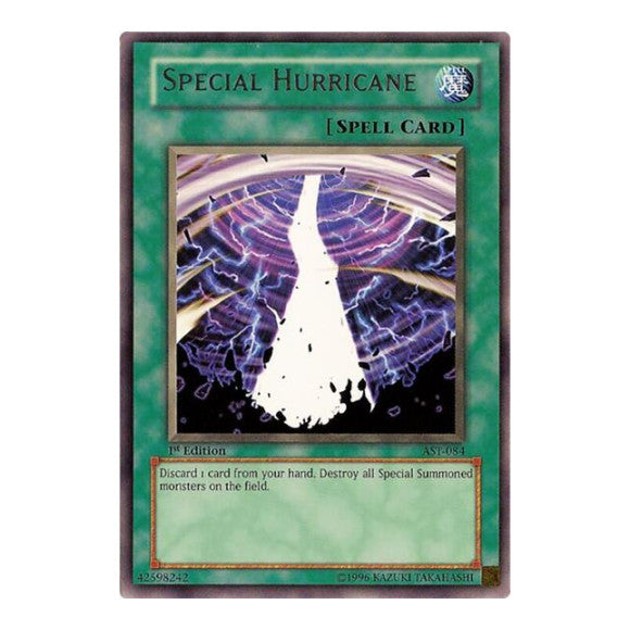 Special Hurricane (AST) #AST-084 Rare (1st Edition Heavily Played) Ancient Sanctuary YuGiOh: 2004