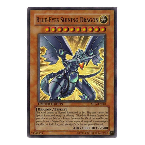 Blue-Eyes Shining Dragon (MOV) #MOV-EN001 Super Rare (Limited Near Mint) Yu-Gi-Oh! The Movie Promo Set YuGiOh: 2004
