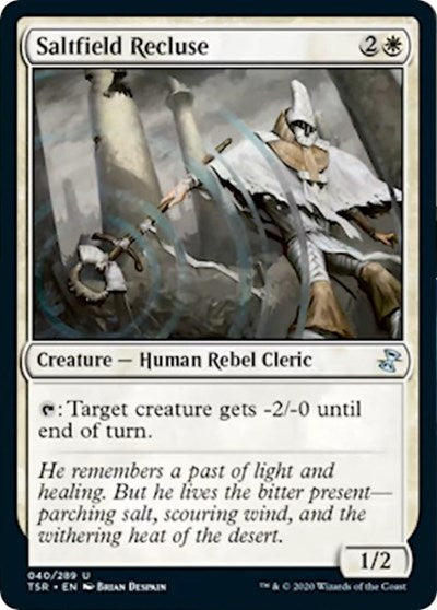 Saltfield Recluse (TSR) #40 Uncommon (Lightly Played) Time Spiral: Remastered Magic: The Gathering: 2021
