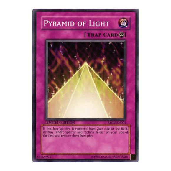 Pyramid of Light (MOV) #MOV-EN004 Common (Limited Damaged) Yu-Gi-Oh! The Movie Promo Set YuGiOh: 2004