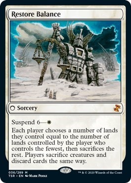 Restore Balance (TSR) #36 Mythic Rare (Lightly Played) Time Spiral: Remastered Magic: The Gathering: 2021