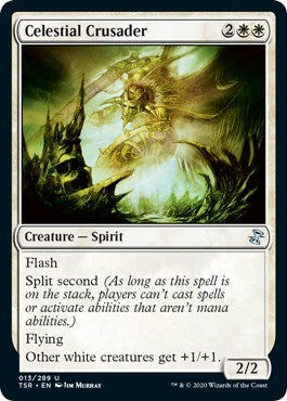Celestial Crusader (TSR) #13 Uncommon (Lightly Played) Time Spiral: Remastered Magic: 2021