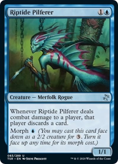 Riptide Pilferer (TSR) #83 Uncommon (Lightly Played) Time Spiral: Remastered Magic: The Gathering: 2021