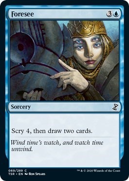 Foresee (TSR) #69 Common (Lightly Played) Time Spiral: Remastered Magic: The Gathering: 2021