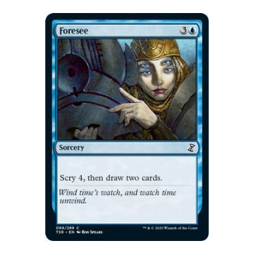 Foresee (TSR) #69 Common (Lightly Played) Time Spiral: Remastered Magic: The Gathering: 2021