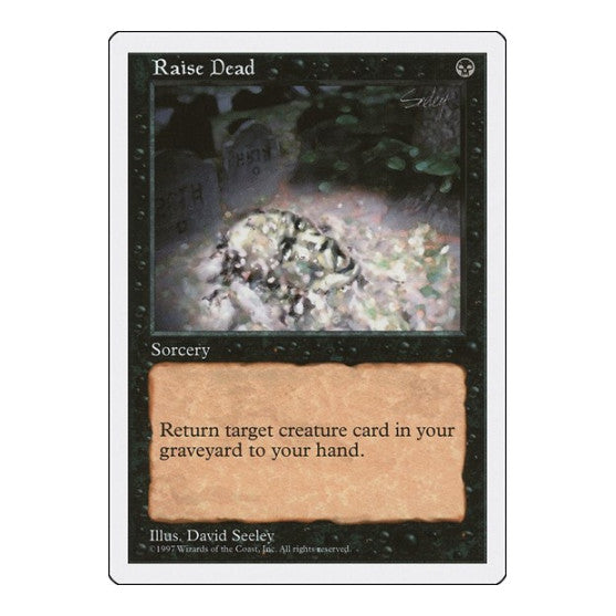 Raise Dead (5ED) #191 Common (Lightly Played) Fifth Edition Magic: The Gathering: 1997