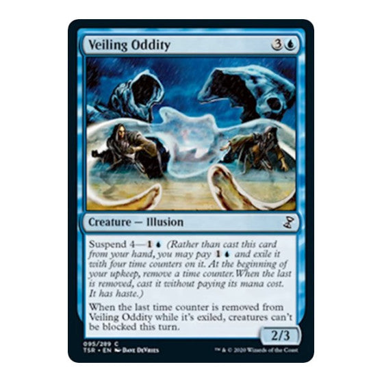 Veiling Oddity (TSR) #95 Common (Lightly Played) Time Spiral: Remastered Magic: The Gathering: 2021