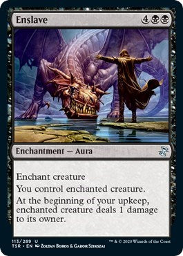 Enslave (TSR) #113 Uncommon (Lightly Played) Time Spiral: Remastered Magic: The Gathering: 2021