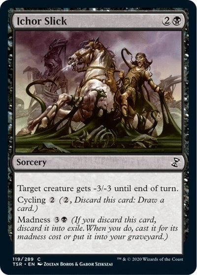 Ichor Slick (TSR) #119 Common (Moderately Played) Time Spiral: Remastered Magic: The Gathering: 2021