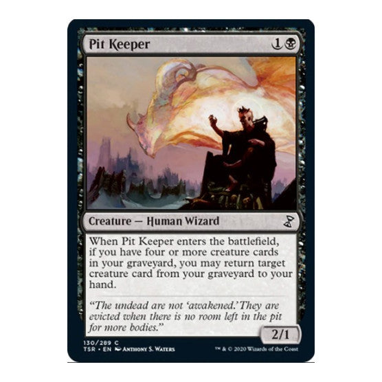 Pit Keeper (TSR) #130 Common (Lightly Played) Time Spiral: Remastered Magic: The Gathering: 2021