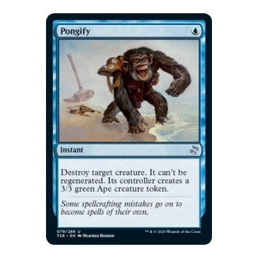 Pongify (TSR) #79 Uncommon (Lightly Played) Time Spiral: Remastered Magic: The Gathering: 2021