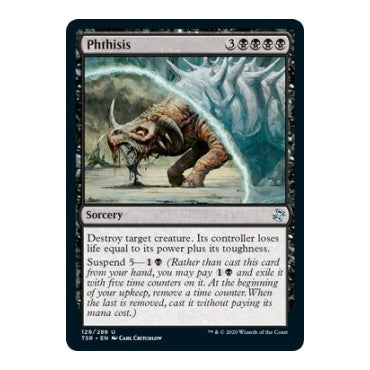 Phthisis (TSR) #129 Uncommon (Lightly Played) Time Spiral: Remastered Magic: The Gathering: 2021
