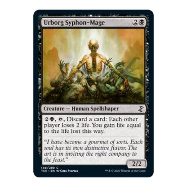Urborg Syphon Mage (TSR) #148 Common (Lightly Played) Time Spiral: Remastered Magic: The Gathering: 2021