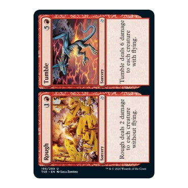 Rough Tumble (TSR) #186 Uncommon (Lightly Played) Time Spiral: Remastered Magic: The Gathering: 2021