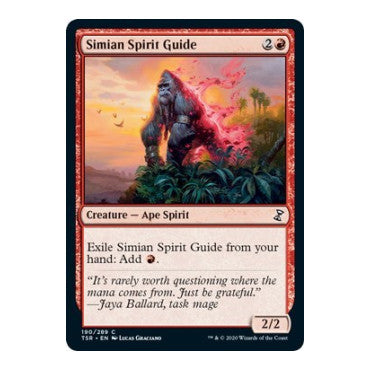 Simian Spirit Guide (TSR) #190 Common (Lightly Played) Time Spiral: Remastered Magic: The Gathering: 2021
