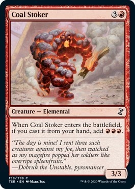 Coal Stoker (TSR) #159 Common (Lightly Played) Time Spiral: Remastered Magic: The Gathering: 2021