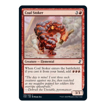 Coal Stoker (TSR) #159 Common (Lightly Played) Time Spiral: Remastered Magic: The Gathering: 2021