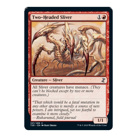 Two Headed Sliver (TSR) #197 Common (Lightly Played) Time Spiral: Remastered Magic: The Gathering: 2021