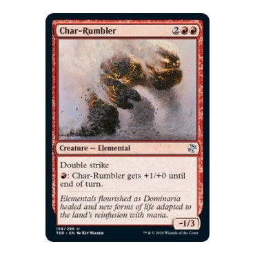 Char-Rumbler (TSR) #158 Uncommon (Lightly Played) Time Spiral: Remastered Magic: The Gathering: 2021
