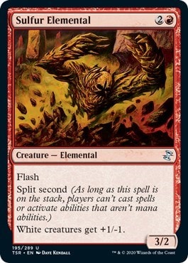 Sulfur Elemental (TSR) #195 Uncommon (Lightly Played) Time Spiral: Remastered Magic: The Gathering: 2021
