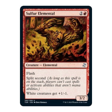Sulfur Elemental (TSR) #195 Uncommon (Lightly Played) Time Spiral: Remastered Magic: The Gathering: 2021