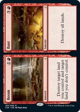 Boom Bust (TSR) #156 Rare (Lightly Played) Time Spiral: Remastered Magic: The Gathering: 2021