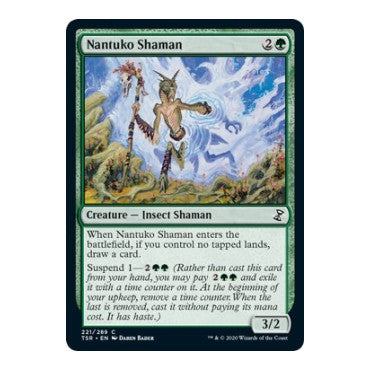 Nantuko Shaman (TSR) #221 Common (Lightly Played) Time Spiral: Remastered Magic: The Gathering: 2021
