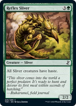 Reflex Sliver (TSR) #226 Common (Lightly Played) Time Spiral: Remastered Magic: 2021