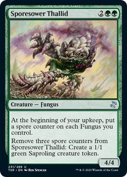 Sporesower Thallid (TSR) #231 Uncommon (Lightly Played) Time Spiral: Remastered Magic: The Gathering: 2021