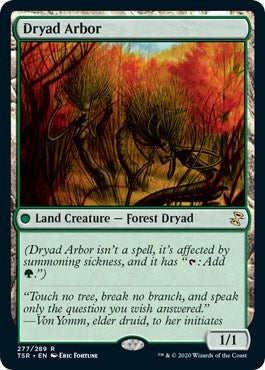 Dryad Arbor (TSR) #277 Rare (Lightly Played) Time Spiral: Remastered Magic: 2021