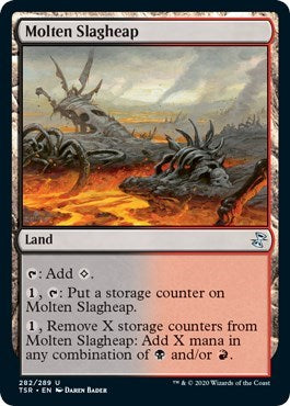 Molten Slagheap (TSR) #282 Uncommon (Lightly Played) Time Spiral: Remastered Magic: 2021