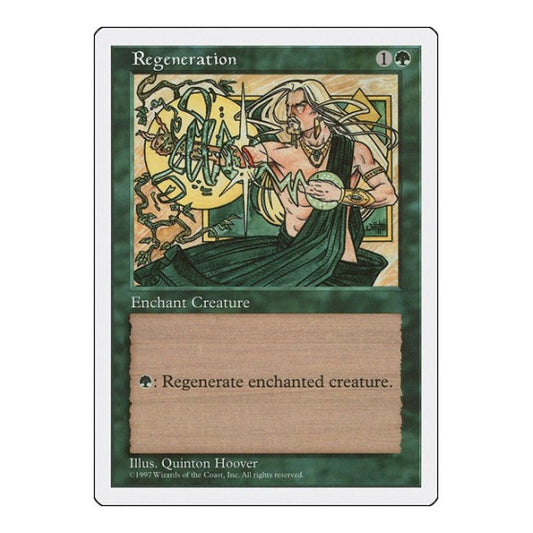 Regeneration (5ED) #321 Common (Lightly Played) Fifth Edition Magic: The Gathering: 1997
