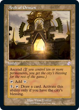 Arch of Orazca (TSR) #404 Special (Near Mint) Time Spiral: Remastered Magic: The Gathering: 2021