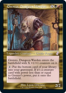 Grenzo Dungeon Warden (TSR) #378 Special Time Spiral: Remastered Magic: The Gathering: 2021