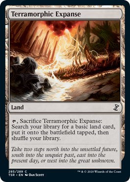 Terramorphic Expanse (TSR) #285 Common (Lightly Played) Time Spiral: Remastered Magic: The Gathering: 2021
