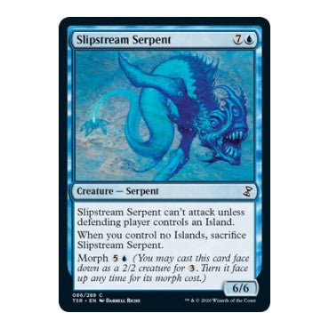 Slipstream Serpent (TSR) #86 Common (Lightly Played) Time Spiral: Remastered Magic: The Gathering: 2021