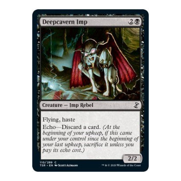 Deepcavern Imp (TSR) #110 Common (Lightly Played) Time Spiral: Remastered Magic: The Gathering: 2021