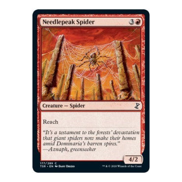 Needlepeak Spider (TSR) #177 Common (Lightly Played) Time Spiral: Remastered Magic: The Gathering: 2021