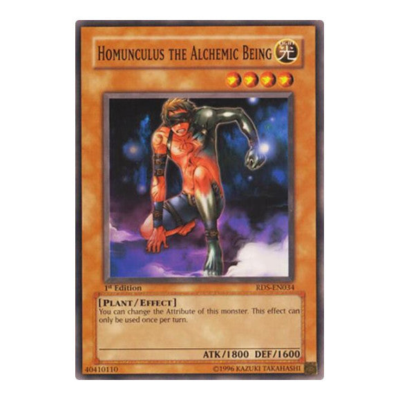 Homunculus the Alchemic Being (RDS) #RDS-EN034 Common / Short Print (1st Edition Damaged) Rise of Destiny YuGiOh: 2004