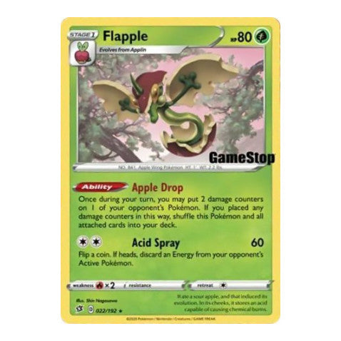 Flapple - 022/192 (Gamestop Exclusive) (MCAP) #022/192 Promo (Holofoil Near Mint) Miscellaneous Cards & Products Pokemon: 2026