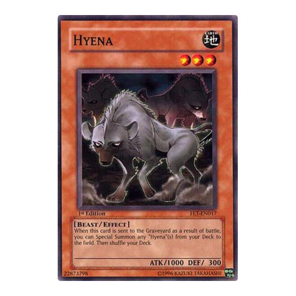 Hyena (FET) #FET-EN017 Common (Unlimited Heavily Played) Flaming Eternity YuGiOh: 2005