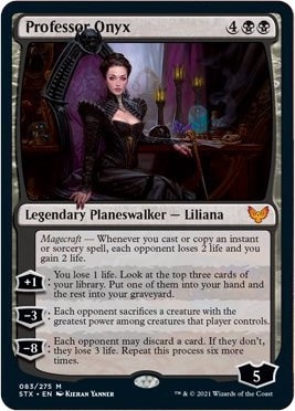 Professor Onyx (STX) #83 Mythic Rare (Lightly Played) Strixhaven: School of Mages Magic: The Gathering: 2021