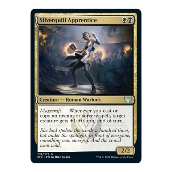 Silverquill Apprentice (STX) #231 Uncommon Strixhaven: School of Mages Magic: The Gathering: 2021