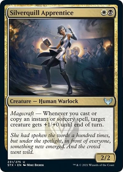 Silverquill Apprentice (STX) #231 Uncommon (Lightly Played) Strixhaven: School of Mages Magic: The Gathering: 2021