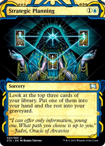 Strategic Planning (STA) #20 Uncommon (Lightly Played) Strixhaven: Mystical Archive Magic: The Gathering: 2021