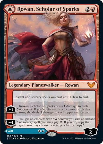 Rowan Scholar of Sparks (STX) #156 Mythic Rare Strixhaven: School of Mages Magic: The Gathering: 2021