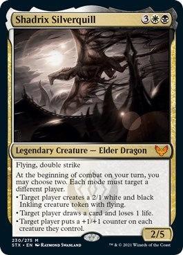 Shadrix Silverquill (STX) #230 Mythic Rare (Lightly Played) Strixhaven: School of Mages Magic: 2021